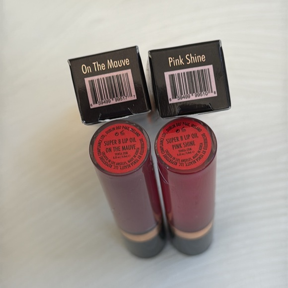 Super 8 Lip Oil Set of 2 -On The Mauve & Pink Shine - Picture 3 of 3